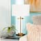 CosmoLiving by Cosmopolitan 25" Gold Metal Transitional Table Lamp